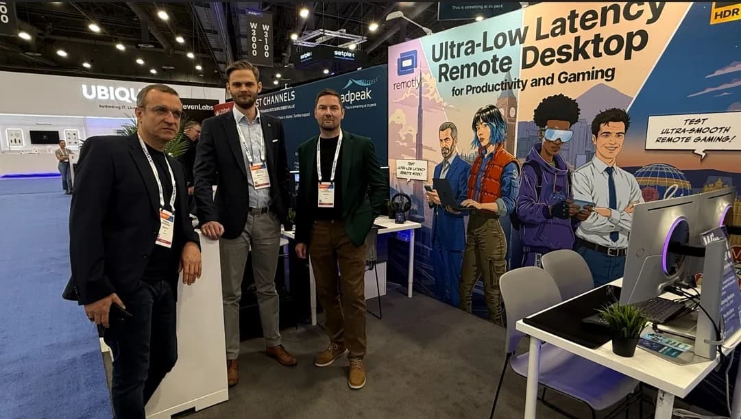 The Remotly team at the NAB Show