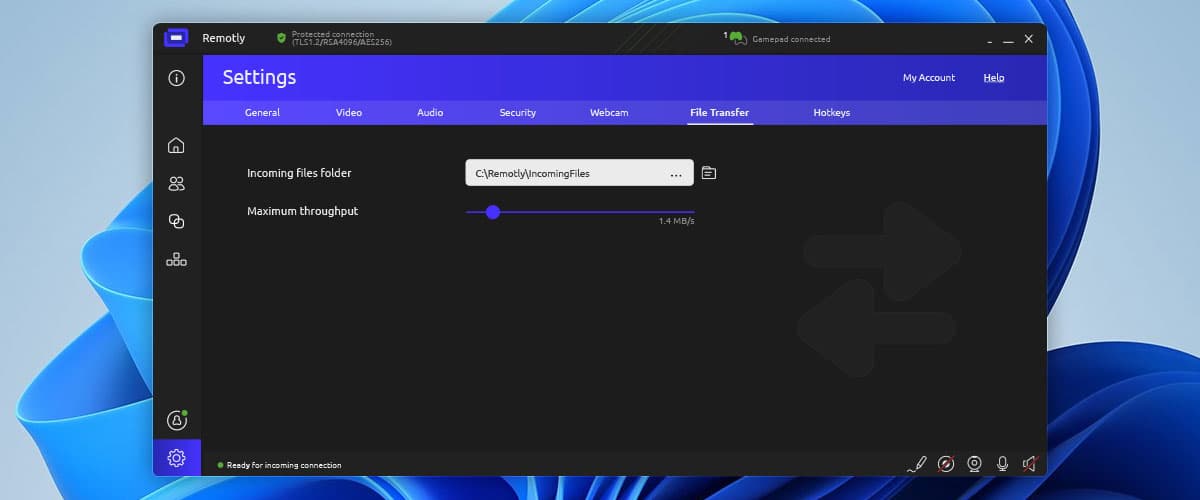 File transfer options